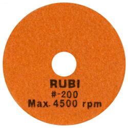 RUBI Dischete diamantate pt. polisat marmura, granit, piatra 100mm, #200 - RUBI-62972 (RUBI-62972) - zoomzi