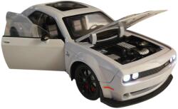 Che Zhi Dodge Challenger 2018 Nardo Grey (Replica) cu led-uri si sunete scala 1/241/43 (38102)