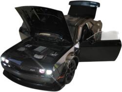 Che Zhi Dodge Challenger 2018 Black (Replica) cu led-uri si sunete scala 1/241/43 (38146)