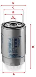SOFIMA Filtru combustibil SOFIMA S 2H2O NR (S 2H2O NR) - fixbox