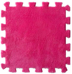 Flippy Set 10 Piese Covor tip Puzzle, Flippy, Spuma EVA, Pufos, 30 x 30 x 1 cm, Roz (teo-128906) Covor