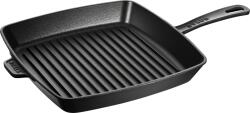 Staub Tigaie pentru grătar Staub pătrată 30 cm neagră de fontă (40501-107-0)