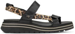 Tamaris Sandale Casual Damă Din Piele Neagre 1-28267-44-090 (1-28267-44-090)