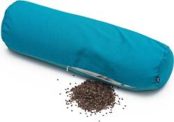 Foonka Pernă cilindrică Summer Aqua 50 x 15 cm cu umplutură din coji de hrișcă (BG-50-AQ)