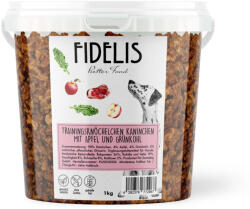 SANADOG Fidelis Bravo Bones Plus - tréningfalatok nyúlhús almával, fodroskellel 1kg (FDLS72967)