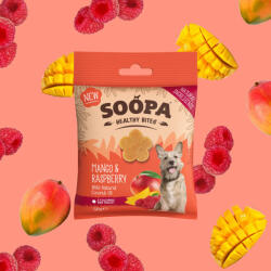 Soopa Healthy Bites - Mango, Raspberry egészséges falatok 50g (SP00185)