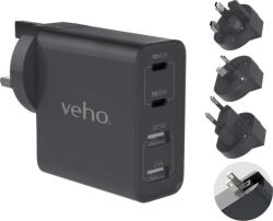 Veho VAA-700-TA45 áramátalakító és inverter 20 W Szürke (VAA-700-TA45) (VAA-700-TA45)