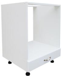 Spectral Mobila Corp pentru cuptor incorporabil cu sertar Zebra, alb/MDF Alb lucios, fara blat, 60 x 82 x 57 cm