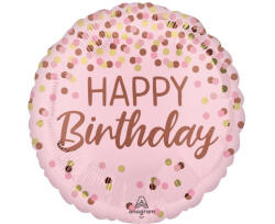anagram Szülinapi lufi 17" 43cm Happy Birthday (LUFI950223)