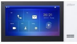 Dahua VTH2421FW-P videó kaputelefon monitor, IP érintőképernyő 7", IPC felügyelet, kétirányú hang, Riasztás 6/1, SD 8GB, PoE, Fehér (24196)
