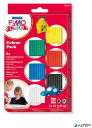 FIMO Gyurma készlet, 6x42 g, égethető, FIMO "Kids Color Pack", 6 alapszín (8032-01) - alter