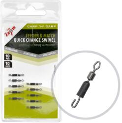 CarpZoom Feeder és match gyorskapocs, #12, 10db (CZ6491)