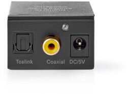 Nedis ACON2510BK digital - analóg konverter, digitális koax RCA bemenet - 2x RCA kimenet
