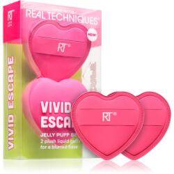 Real Techniques Vivid Escape All About that Base Puff Set sminkszivacs 2 db
