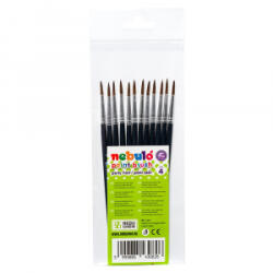 Nebulo Ecset 4-es festett nyéllel 12 db/csomag, (HE-1-4-F) (HE-1-4-F)