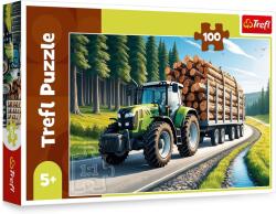 Trefl Пъзел Trefl от 100 части - Горски трактор (16493) - ozone