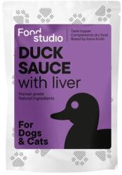 Food Studio Bio Kacsa csontlé kacsamájjal és répával Kutyáknak és Macskáknak, 100 ml, Food Studio