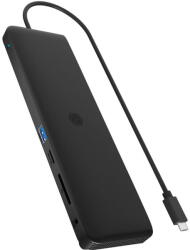 RaidSonic Docking Station USB-C 61005 - USB-C, 2x USB-A, HDMI, DisplayPort, RJ-45 Gigabit LAN - Compatibil MacBook (61005) - vexio