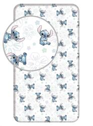 Jerry Fabrics Lilo és Stitch - Ohana lepedő, fehér, 90×200×25 cm