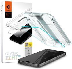 Spigen Biztonsági üvegfólia készlet, 2 db-os, iPhone 15 Pro Max készülékekhez, átlátszó (AGL06878)