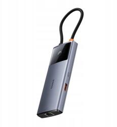 Baseus Metal Gleam Usb-c Hub 6in1 Hdmi, Usb-a, RJ45, Pd (B00061802813-00)