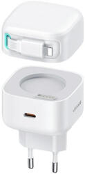 USAMS Hálózati Töltő Usams US-CC202 Usb-c Lighning Pd Qc Kábel 35W Fehér (6958444907680)