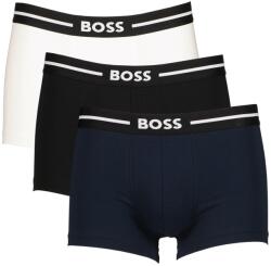 BOSS BOSS, Logós Boxer Alsó Szett - 3 Pár, Fekete, Fehér, Sötétkék, L (50510687-984-L)