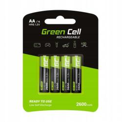 Green Cell Akkumulátorok Green Cell 4x Aa HR6 2600mAh GR01 (R6)