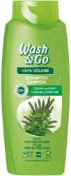 Wash&Go sampon, Gyógynövénykivonattal, Zsíros hajra, 675ml