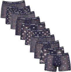 Lee Cooper 10PACK Férfi boxeralsó Lee Cooper többszínű (LCUBOX10P2-1946718) XL - pepita