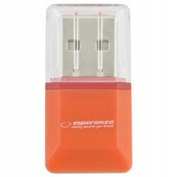 Esperanza EA134O Usb micro Sd kártyaolvasó narancssárga Esperanza (EA134O)