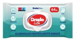 Bradolife Kézfertőtlenítő és felületfertőtlenítő kendő 64 db-os Bradolife (baktericid, virucid, tuberkolocid) (13211012T)