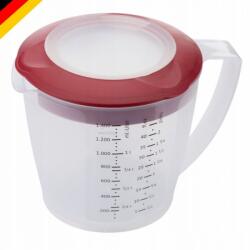 WESTMARK Keverőedény fedővel és mérőpohárral piros Helena 1, 4 l (3105227R)