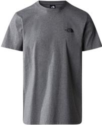 The North Face The North Face, Kerek nyakú pamuttartalmú póló, Melange szürke, S (NF0A87NGDYY1-S)