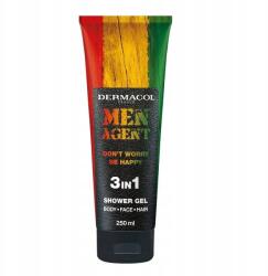 Dermacol Men Agent Shower Gel 3in1 tusfürdő Don't Worry Be Happy 250ml