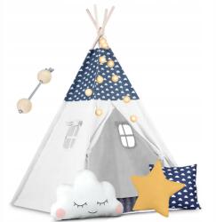 Nukido Gyerek tipi sátor Nukido lámpákkal sötétkék Nukido (740424)