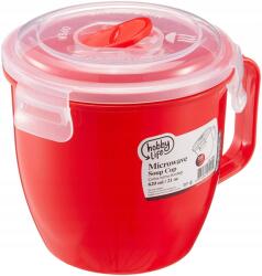 Hobby Life Mikrohullámú sütő tartály Hobby Life piros 620 ml (02 1394)