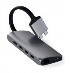 Satechi Type-C Dual Multimedia Dual Usb-c Pd adapter 60W Usb-a Hdmi 4K (ST-TCDMMAM)