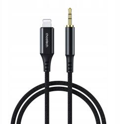 Choetech kábel AUX007 Lighting mini jack 3.5mm 1 m fekete (6932112103109)