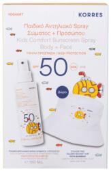 KORRES Pachet Yoghurt Sun Kids Crema cu SPF50 150ml + Palarie 1 bucata, Korres