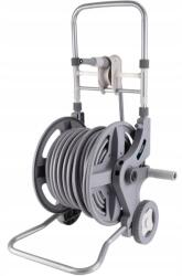 Kraft&Dele Kerti Tömlő Babakocsi Állvány Dob Tekercselő Babakocsi Esőztető Erős 1/2" 45+2m (KD2078)