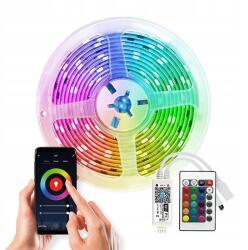 Solight Wifi Smart Led fénycsík, Rgb+cct, 5m, adapter, távirányító (WM57)