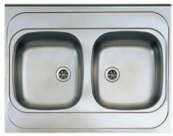 Royal Sanitary Acél Mosogató Csaptelep 80X60 Szifon Ajándék (NAK)