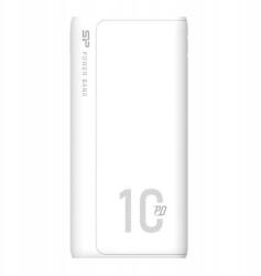 Silicon Power Power bank Silicon Power QP15 10000mAh QC3.0+PD 1x Usb-c, 2x Usb-a fehér (AKSRGSLP0530)