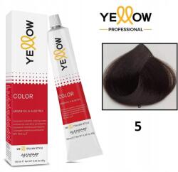 ALFAPARF Milano Yellow Hajfesték 5 világos barna 100ml (PF016654)