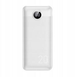 VEGER powerbank 20000 mAh Pd QC3.0 2A 20W L20S (VP2039PD W2039PD) fehér (6970453555928)