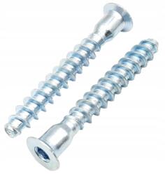 Konfirmátum csavar 7x50 mm konfirmátum csavarok 100 db (KAT00018)
