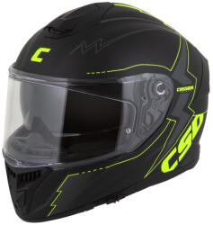 Cassida Motoros bukósisak Cassida Integral GT 2.1 Flash matt fekete / sárga fluoreszkáló / sötétszürke S (55-56)