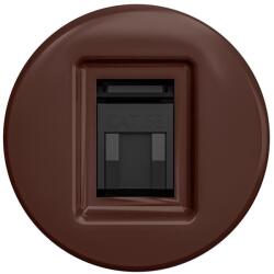 Kliklap Kliklap - Vintage informatikai csatlakozóaljzat keret nélkül barna KA0078 (KA0078)