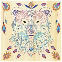 Janod Maxi kreatív készlet Fonalgrafika Állatok String Art Animal Pictures Atelier Janod 5 kártya és 800 szög 10 évtől J07912 (J07912)